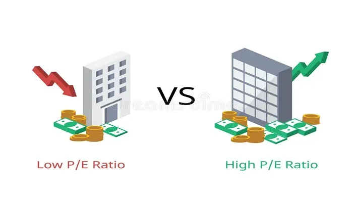 مفهوم P/E بالا و P/E پایین